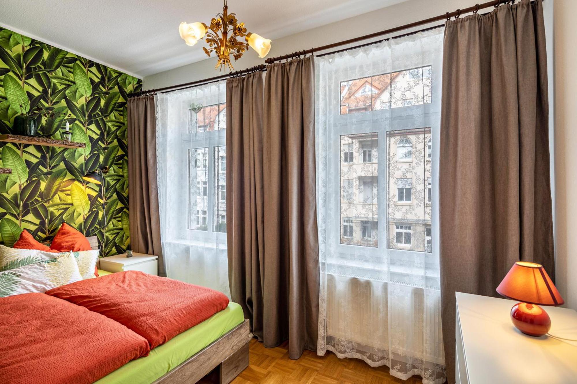 Balkon Apartment Shanti Lu Erfurt Buitenkant foto